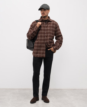 Stefano Ricci Черные джинсы с логотип патч MFT53B1020RT43BK