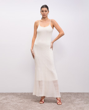 Faithfull Біла сукня максі Treillis FFK308WHT
