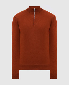 Cashmere&Whiskey Оранжевый джемпер из кашемира MU8661312341R