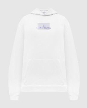 Stone Island Серые худи с принтом логотипа K1S156100660S0094