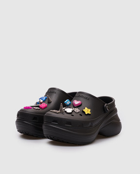 Balenciaga Чорні сабо Crocs Jibbitz 720762W0FOW