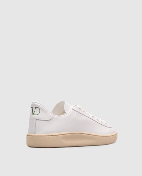 Valentino Белые кожаные кроссовки ROYCO 6W0S0LX9BYA