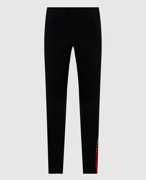 Prada Чорні легінси Tech Rec Re-Nylon 1220481X79