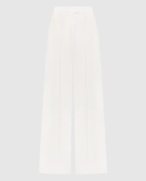 Alexander McQueen Бежевые брюки из шерсти 830017QJADK