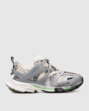 Balenciaga Сірі комбіновані кросівки Track з логотипом 542436W3AC4