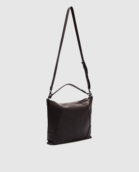 Brunello Cucinelli Коричнева шкіряна сумка BC Duo MBTKD2738P