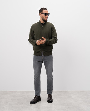Cashmere&Whiskey Зеленый кардиган из кашемира MU7931307341PF