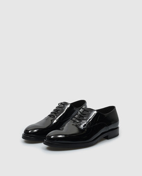 Brunello Cucinelli Черные лакированные оксфорды MZUSUMC937