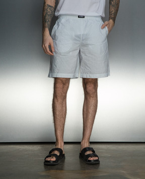 Vetements Белые шорты в полоску с логотипом UE64SS400NN