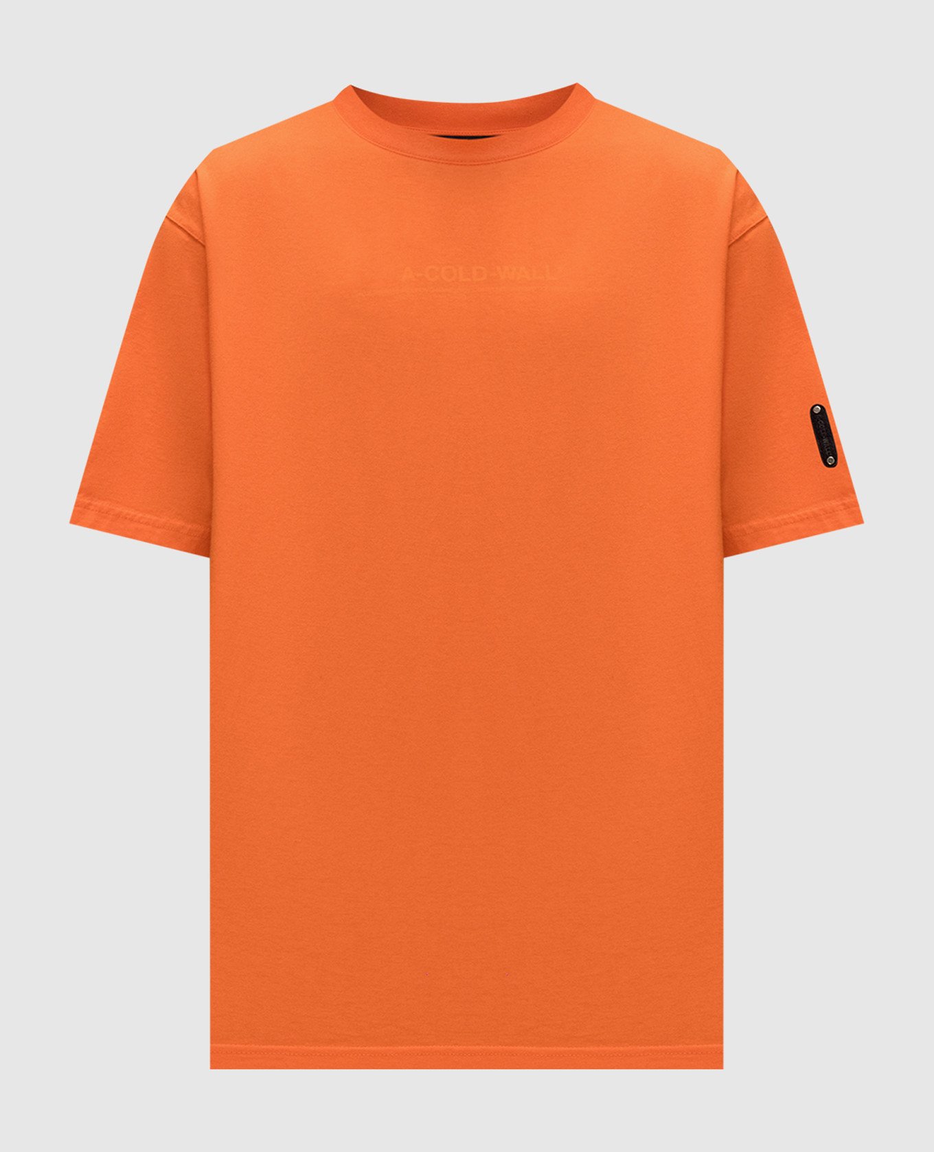 Orange T-shirt with a print