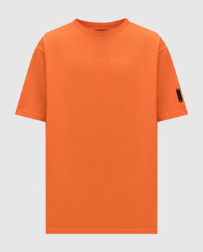 A Cold Wall Оранжевая футболка с принтом ACWMTS187
