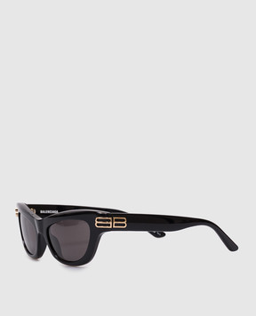 Balenciaga Черные солнцезащитные очки Casino 830314T0039