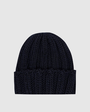 Woolrich Синя шапка з вовною CFWWAC0196FRUF0766