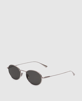 Saint Laurent Сріблясті сонцезахисні окуляри з логотипом 822261Y9969