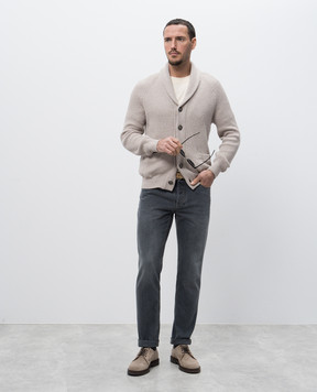 Brunello Cucinelli Желтая футболка с принтом. M0B138440