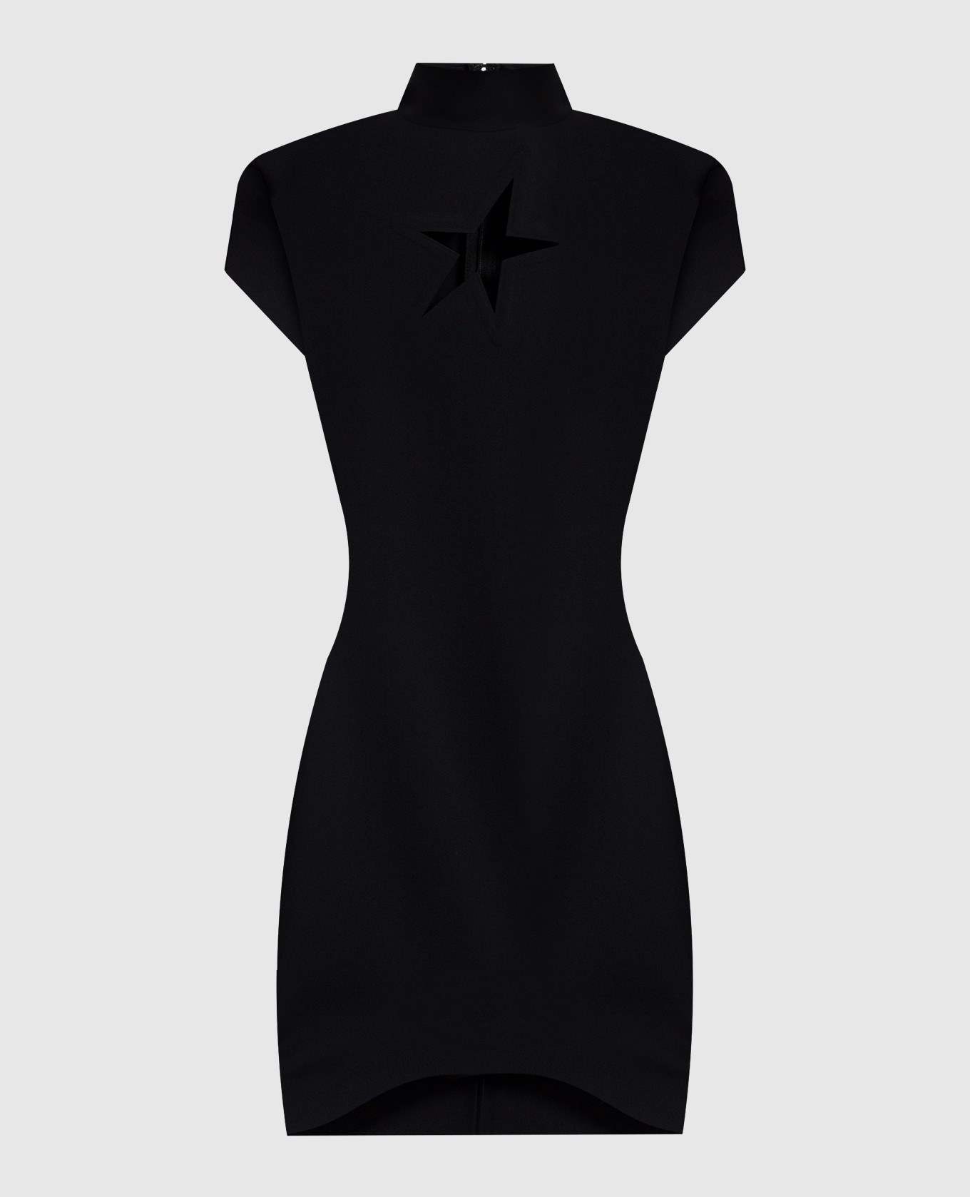 

Черное платье-футляр мини с вырезом в виде звезды, Черный, Повседневные платья