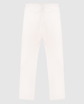 Ermanno Scervino Дитячі бежеві штани з люрексом JL11V11014