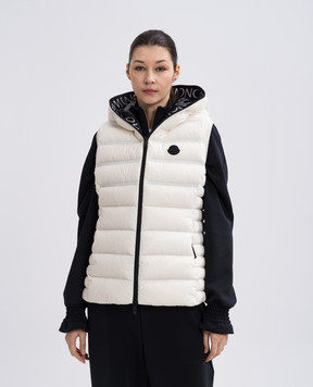Moncler Белый пуховой жилет Aliterse K10931A00040595FK