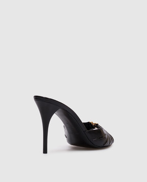 Saint Laurent Черные кожаные мюли Вabylone 799606AAC4K