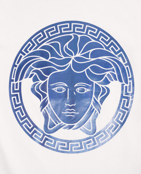Versace Дитяча біла футболка Medusa 10183421A14935