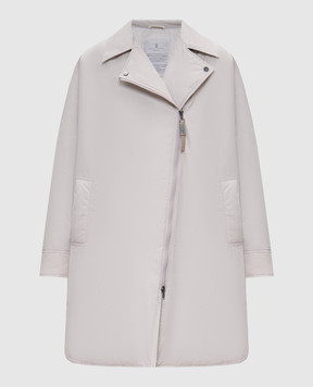 Brunello Cucinelli Бежевый плащ с цепочкой мониль MB5749664P