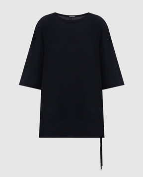 Ann Demeulemeester Черная футболка Aga B0012839FA206