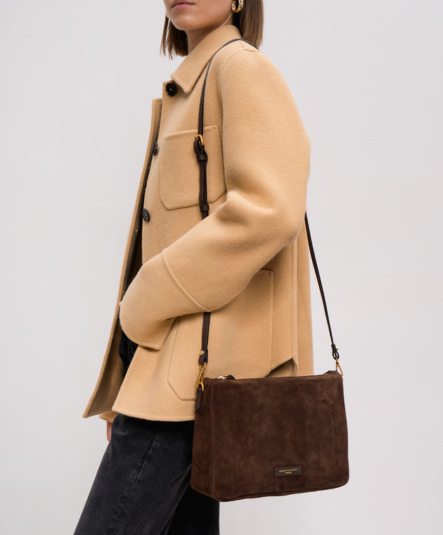 Gianni Chiarini - Коричневая замшевая сумка Nora BS10225CMPL