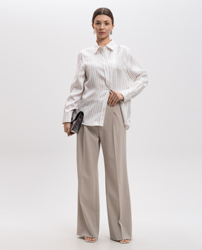 PROENZA SCHOULER Сірі штани Savannah з вовною R2516006AW150