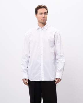 Ann Demeulemeester Белая рубашка Haaken B0010522FA555