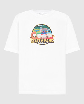 Vetements Белая футболка с принтом South Park UA66TR610Wm