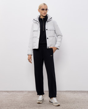Woolrich Чорний утеплений світшот з блискавкою CFWWSW2004FRUT3858