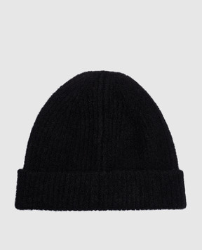 LISA YANG Черная шапка Beanie Boucle из кашемира 4024524
