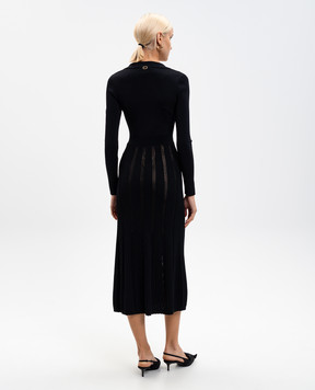 Twinset Чорна сукня міді 252TP3110