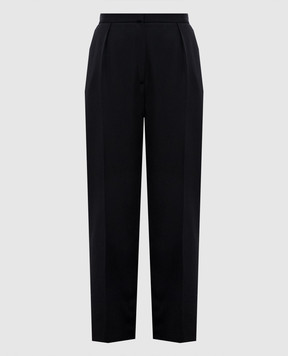Balmain Черные брюки из шерсти FF1PN190WC09