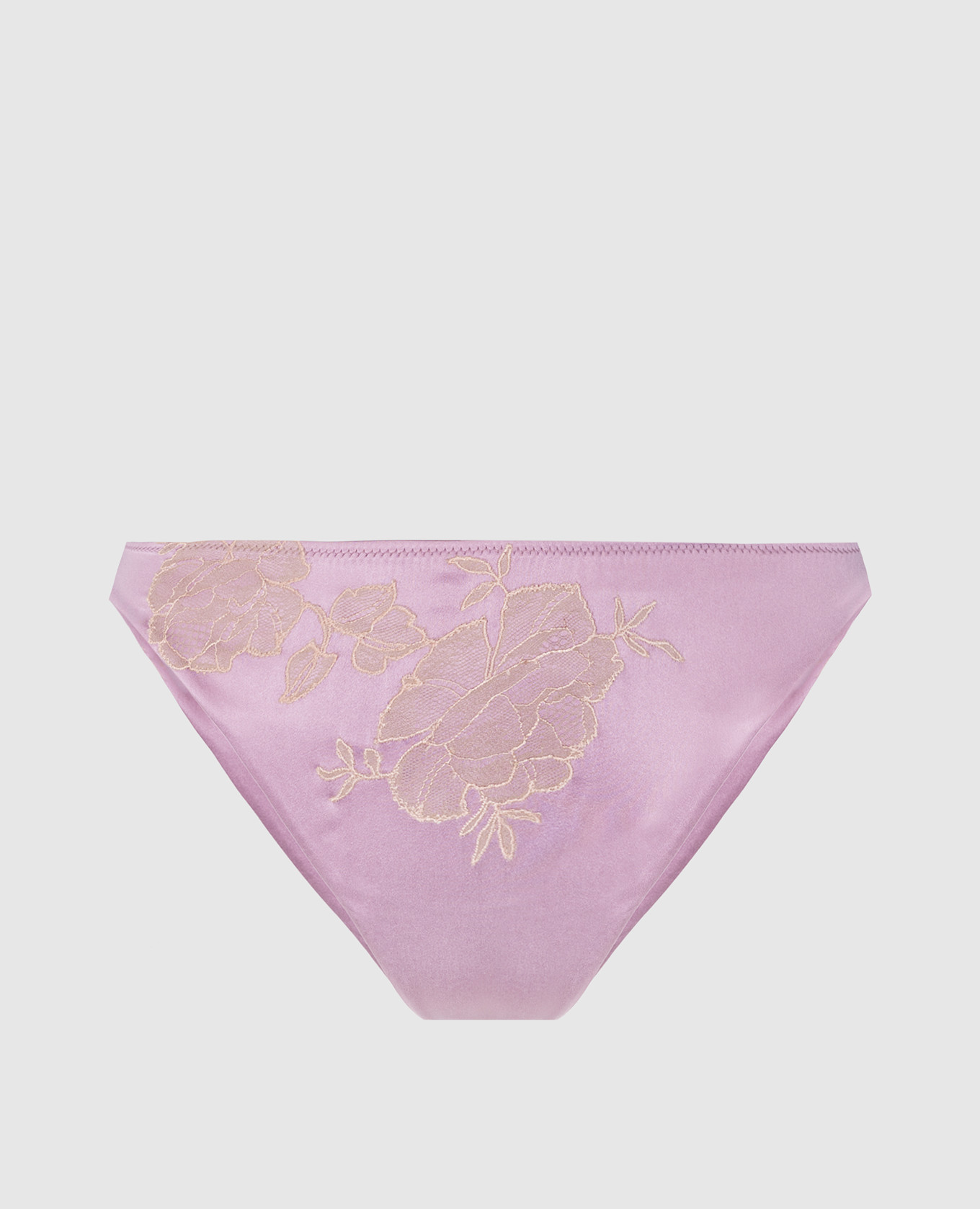 

Розовые трусики-тонг из шелка с, Фиолетовый, Трусики