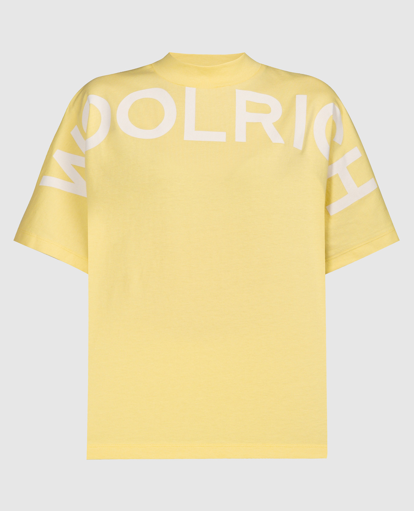 Yellow t-shirt with logo print