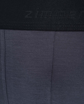 Zimmerli Сірі труси-боксери з логотипом 7001343