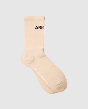 Axel Arigato Бежеві шкарпетки з логотипом X0238014