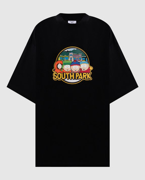 Vetements Чорна футболка з принтом South Park UA66TR610Bw