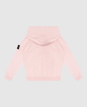 Stone Island Дитяче рожеве худі з патчем логотипа K1S166100003S006068