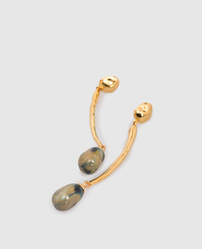 House of Fou Сережки Waka з позолотою WAKALONGWITHDROPS