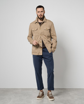 Canali Сині штани PT0135591659
