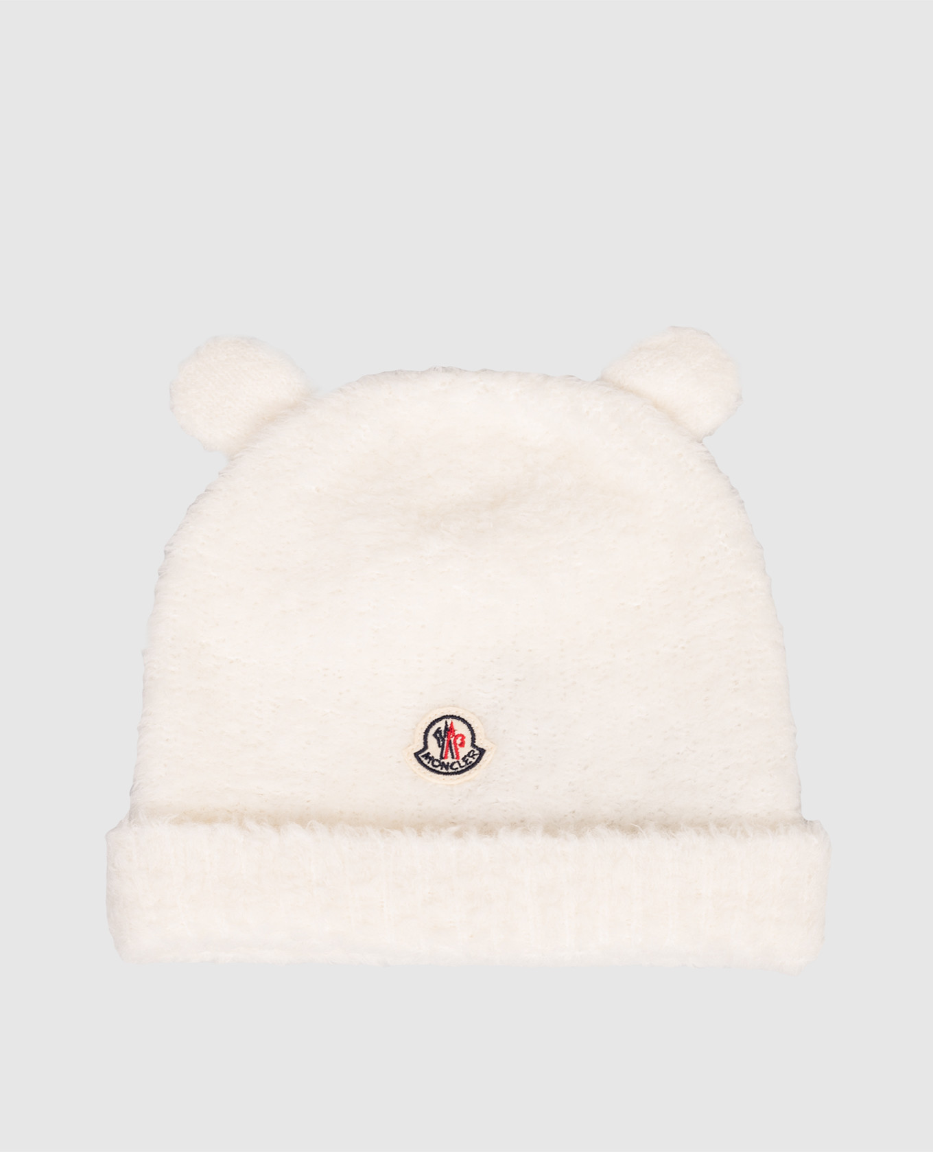 

Детская белая шапка с шерстью, Белый, Шапки