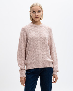 Loro Piana Розовый свитер с кашемиром и шелком. FAO5750