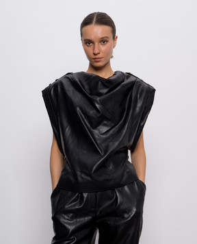 Balmain Черный топ FF1AG710XH81