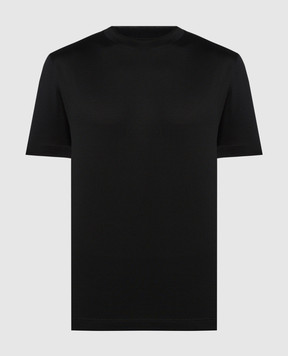 Canali Чорна футболка MJ00002T0356