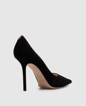Jimmy Choo Черные замшевые туфли Love LOVE100BWJ