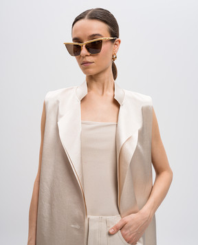 Balmain Золотые очки Victoire BPS169C60