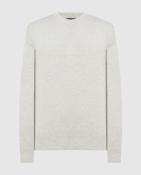Loro Piana Сірий меланжевий светр з кашеміром FAN7293