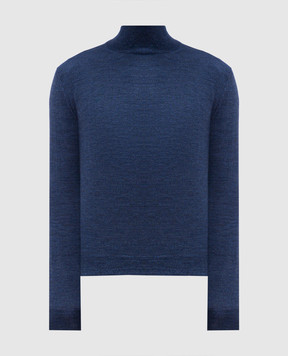 Canali Синій гольф з вовни MK00077C0002